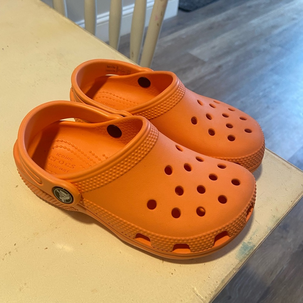 Toddler girl size 11 crocs